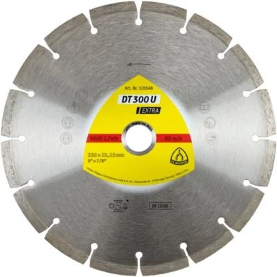 Diamond Cutting Blades Angle Grinders Klingspor DT 300 U 115mm 125mm 180mm 230mm