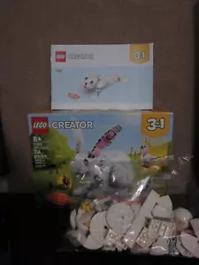 LEGO Creator 3 In 1 - 31133 White Rabbit 258pcs Easter Opened Box - Picture 1 of 8