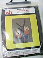 New Listing Vintage Owls Needlepoint Crewel Kits Vogart Valley Handcrafters Nos