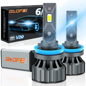 H11 LED Fog Light Bulbs Kit For Nissan Altima Maxima Frontier Leaf Murano 2018 - Picture 1 of 9