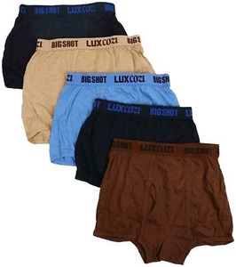 lux cozi big shot Men's Cotton Trunk Side lastik (Pack of 5) SIZE 95 CM - Picture 1 of 6