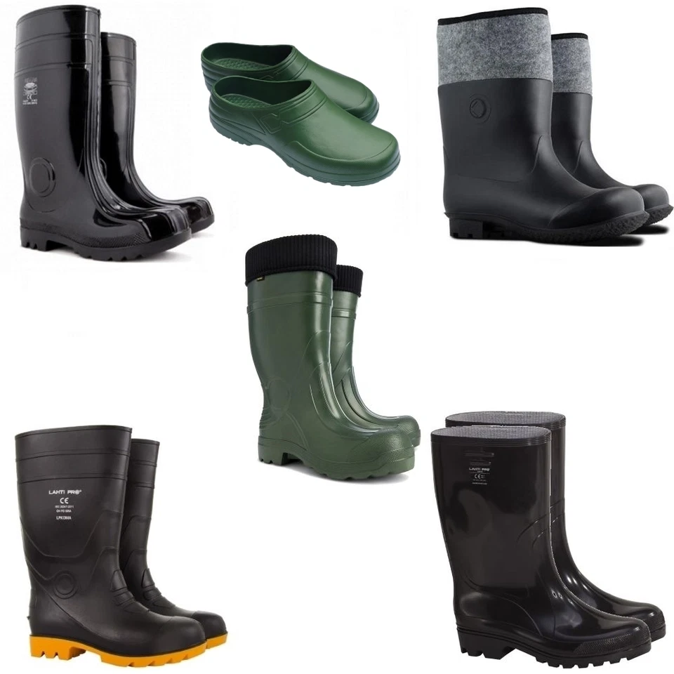 KOLOR-KNAJP Filzstiefel , Gummistiefel , Gartenclogs , Arbeitsstiefel, Feldstiefel 39-48