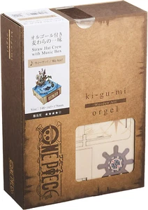 Kigumi Wooden Art One Piece Straw Hat Pirates Music Box Orgel 3D Puzzle DIY Kit - Picture 1 of 8