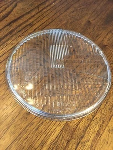 VINTAGE BMW BOSCH HEAD LIGHT LENS H4 FITS R24-R75/5 + R65. 6 1/2"OD LENS - Picture 1 of 2