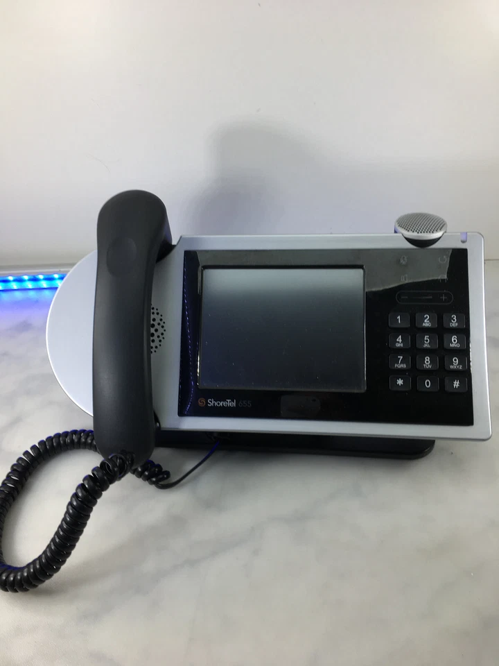 ShoreTel IP655 VoIP IP Phone LCD Display Executive Conference Call #10F - Image 1 of 1