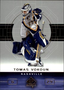 2002-03 SP Authentic Hockey #50 Tomas Vokoun