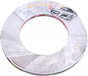 Listelli Cromati, 10mm x 12,5m, Flessibili, Autoadesivi Plastica Universale - Foto 1 di 3