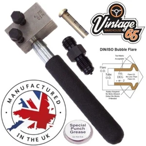 Volkswagen Hand Held In-situ DIN 4.75mm 3/16" Brake Pipe Flaring Tool UK MADE - Picture 1 of 2