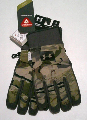 Under Armour Storm Windstopper Gore Tex 1318575 999 Hombre Camuflaje Guantes Nuevos Foto 1 de 3