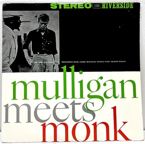 Gerry Mulligan Meets Thelonious Monk 1987 Vinyl OJC Riverside Records Remastered - Imagen 1 de 4