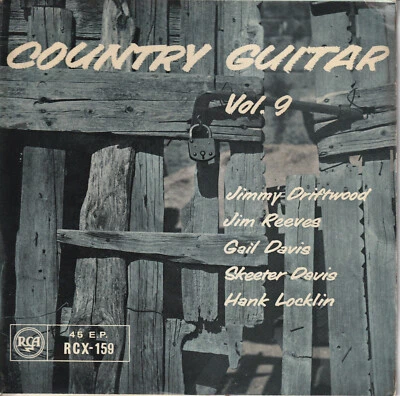 JIM REEVES GAIL DAVIS HANK LOCKLIN Country guitar Vol.9 RCA RCX 159 UK EP 1959 - Image 1 of 2
