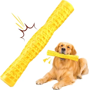 Dog Squeaky Toys Interactive Dog Toys for Aggressive Chewers Tough Rubber Chew T - Picture 1 of 11