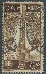 1911 REGNO USATO UNITA D'ITALIA 2 CENT - RB17-6 - Foto 1 di 1