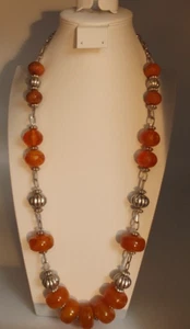 Linea by Louis Dell’Olio erstaunliche Berber Bernstein Halskette neu mit Etikett - Bild 1 von 7