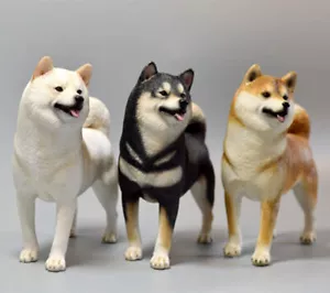 Japanese Shiba Inu Cute Dog Figurine Puppy Animal Model Pet Collect Toy Kid Gift - Picture 1 of 28