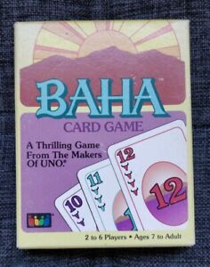 Vintage Baha Card Game International Games 1989 Edition Compete Unplayed Sealed