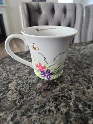 Taza de café Mary Kay 12 oz Bee BEELIEVE taza de té retirada - MOTIVACIONAL - Foto 1 de 4