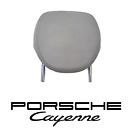 03-10 Porsche Cayenne Rear Center Seat Headrest Gray Leather Titanium Edition