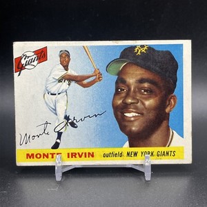 1955 Topps #100 Monte Irvin HOF New York Giants Nice Card