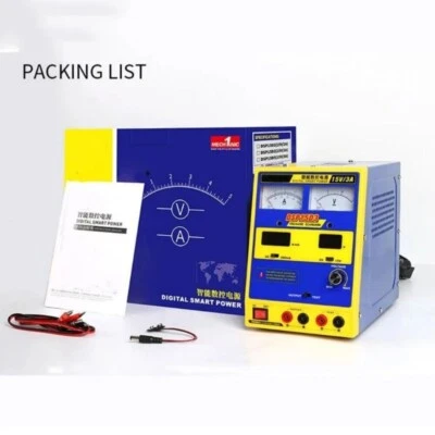 DSP15D5 Smart Phone Repair Dc Regulated Power Supply 15V5A Ammeter 4-Digit - Image 1 of 4
