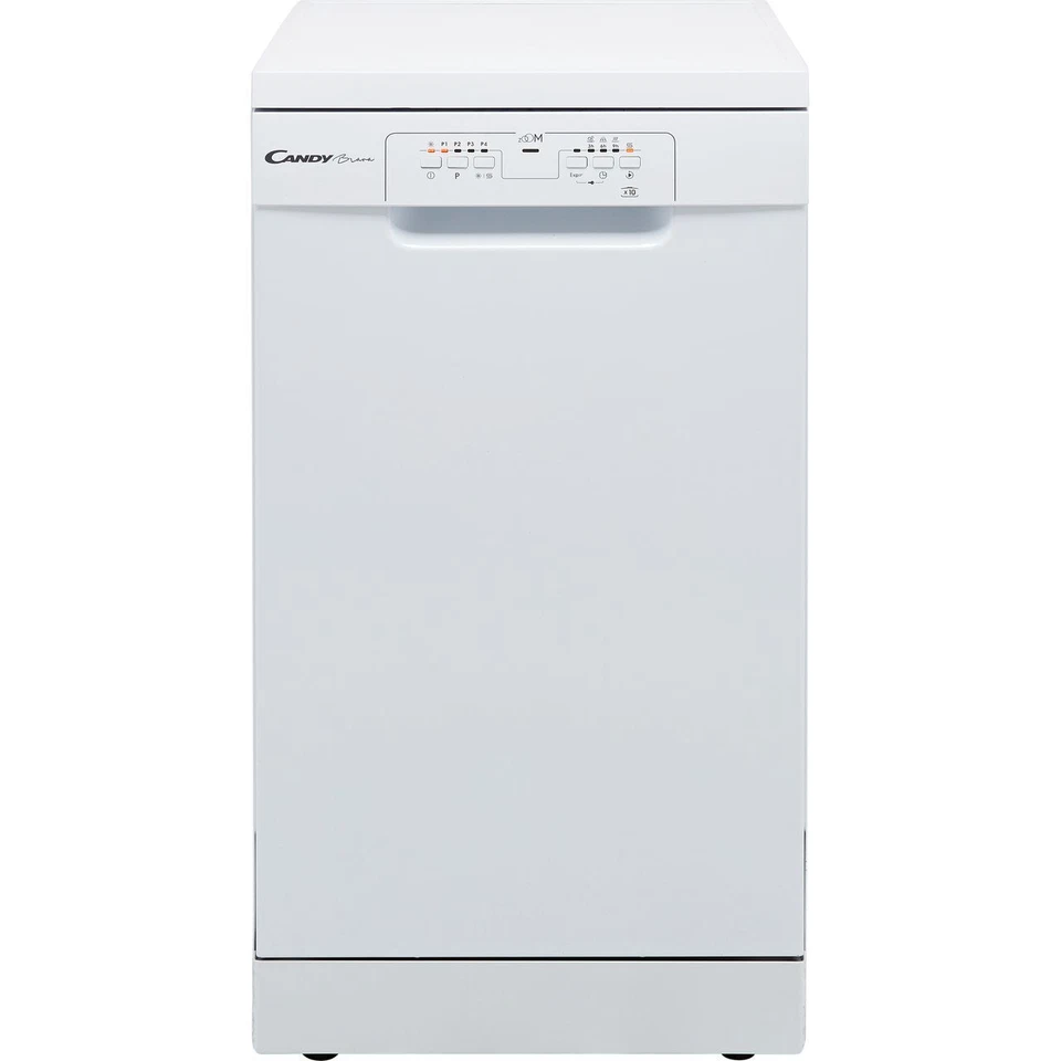 Candy CDPH2L1049W Dishwasher Slimline 45cm 10 Place White E - Image 1 of 4