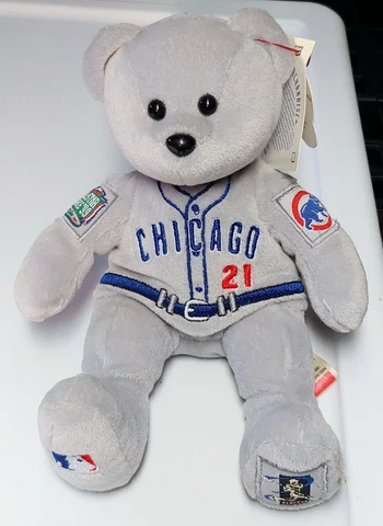 MLB Chicago Cubs Sammy Sosa Team Beans All Star Plush Bear 1999 NWT FREE SHIP Cover