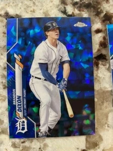 2020 TOPPS CHROME UPDATE SAPPHIRE CARD DETROIT TIGERS BRANDON DIXON U-135 - Picture 1 of 1