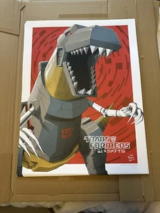 Housebear Transformers Grimlock Art Print - Picture 1 of 2
