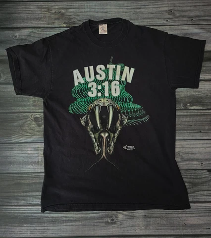 Vintage Stone Cold Steve Austin Don’t Trust Anybody T-Shirt Size L Wwf 1998 Cover