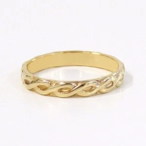 Gold Filled Ring, Gold Band, Wedding Band, Gold Pattern Ring, 14k Gold Ring - Picture 1 of 4