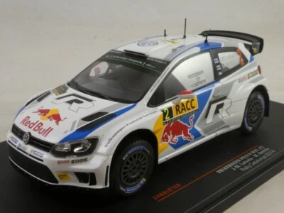 IXO Volkswagen Polo R WRC #2 Latvala 2nd Rally Catalunya 2014 1/24 24RAL018B - Immagine 1 di 3