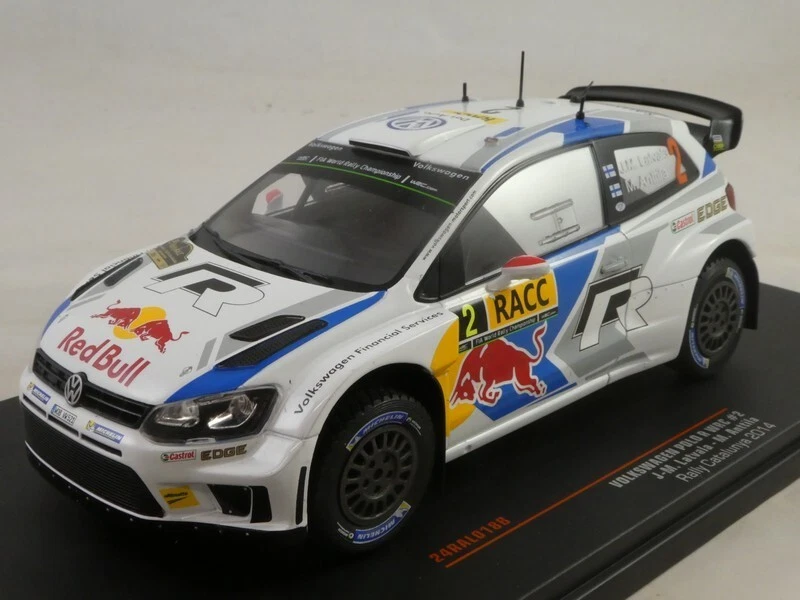 Ixo Model VW POLO R N.2 RALLY WM 2014 LATVALA/ANTTILA 1 24