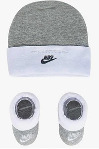 Nike Children’s Apparel Baby Hat & Booties, 2pc Set, O-6 Months - Picture 1 of 1