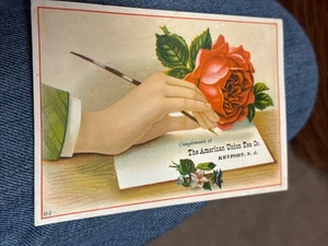 Tarjeta comercial The American Union Tea Co - Keyport, Nueva Jersey U437 - Imagen 1 de 2