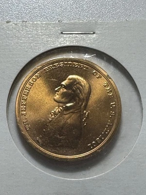 C-015 Uncirculated President Thomas Jefferson Commemorative Coin - Image 1 of 4