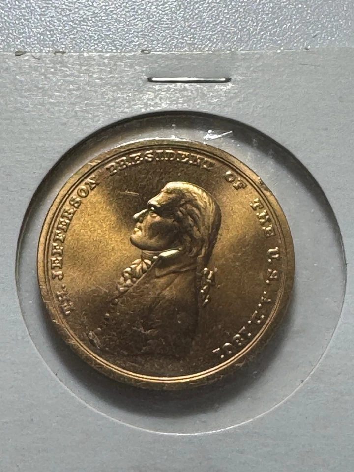 C-015 Uncirculated President Thomas Jefferson Commemorative Coin - Image 1 of 4