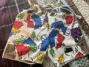 Vintage Overboard Boys Wild Print Shorts Size 10 NOS USA - Picture 1 of 5