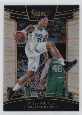 2018-19 Panini Select Concourse Silver Prizm Miles Bridges #17 Rookie RC - Image 1 of 2