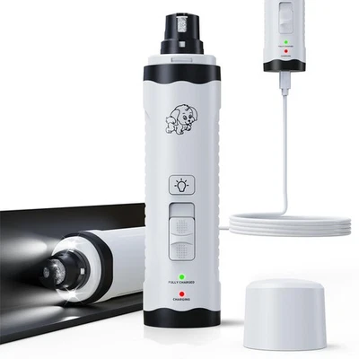 Amoladora de uñas silenciosa para perros YABIFE Whisper, kit recortadora de uñas para perros para aseo, Foto 1 de 4