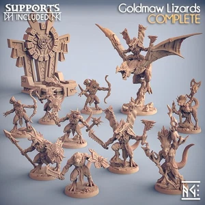 Artisan Guild - Goldmaw Lizards (D&D/ Pathfinder/Frostgrave/WhFB) - Bild 1 von 16