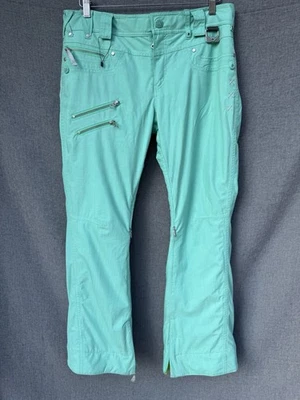 Calça de esqui Oakley Gretchen Bleiler Signature Series tamanho M verde neve em perfeito estado - Imagem 1 de 4