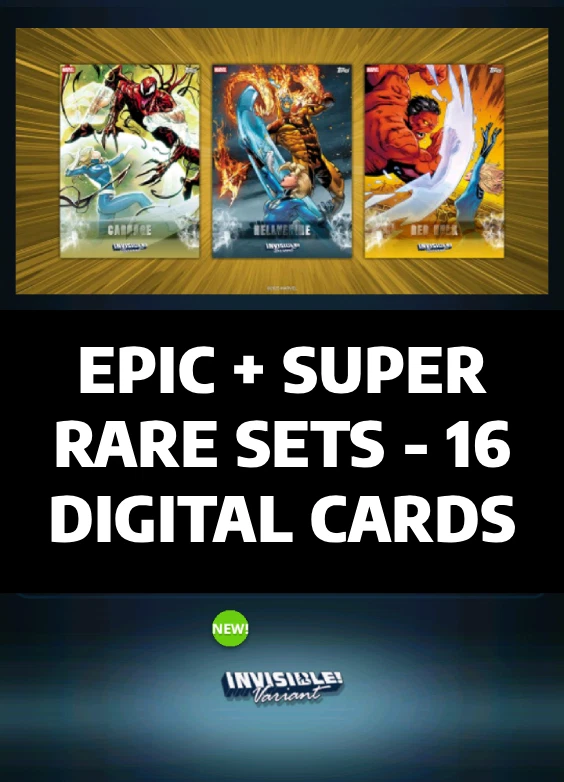 ⭐TOPPS MARVEL COLLECT | INVISIBLE 25 | EPIC & SUPER RARE - 16 DIGITAL CARDS⭐ - Image 1 of 1