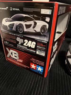 Tamiya Expert Built Rc McLaren Senna 2.4g TT02 Chasis Xb Pro - Image 1 of 4