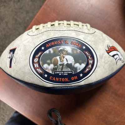 De colección John Elway Pro Fútbol Salón de la Fama NFL Fútbol, Edición Limitada de 7000 Foto 1 de 4