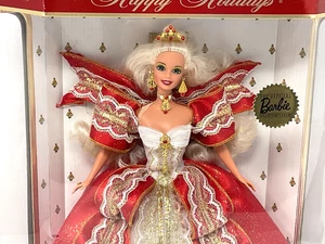 Barbie Happy Holidays 1997 cabello rubio #17832 Mattel en caja original - Imagen 1 de 7