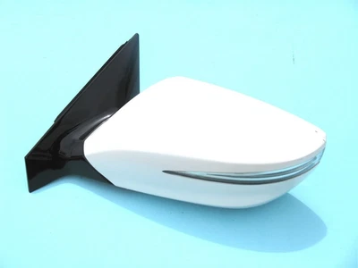 12 13 ESPEJO RETROVISOR PUERTA LADO CONDUCTOR IZQUIERDO HYUNDAI AZERA BLANCO PERLA (ENCHUFE 10 CABLES) Foto 1 de 4