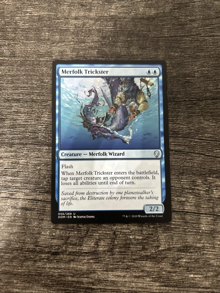 MTG 1x Merfolk Trickster x1 LP Dominaria - Image 1 of 1