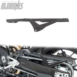 For Aprilia RSV4 2022 100% Carbon Fiber Upper Chain Guard Cover Protect Gloss - Picture 1 of 13