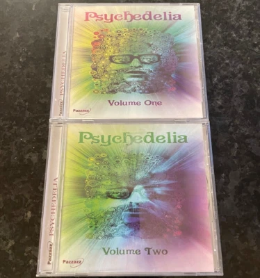 (2) CD LOT Psychedelia Volume 1 & 2 SCRATCH FREE CDS 1PAZZ027-1 & 2 Foto 1 de 2