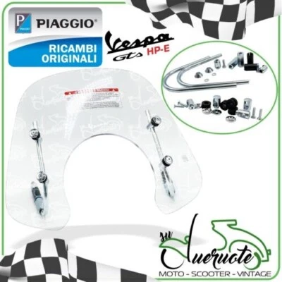 CUPOLINO VESPA GTS 125 300 2018-2022 PARABREZZA ANTERIORE BASSO MANUBRIO PIAGGIO - Immagine 1 di 3